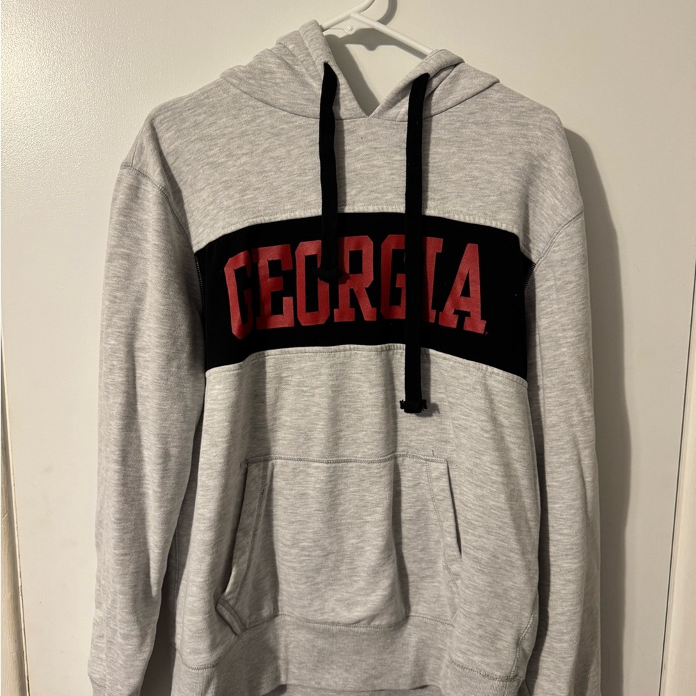 47 Brand Gray and Black Georgia Hoodie